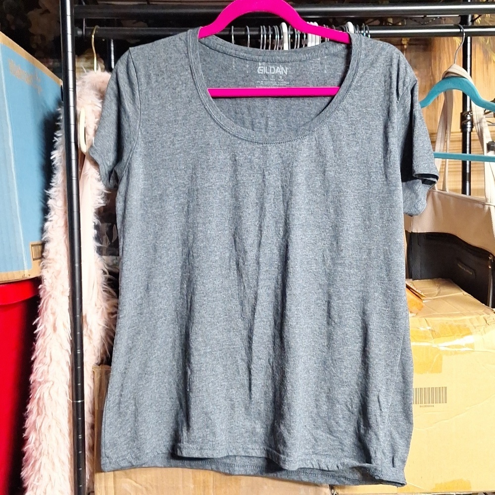 GILDEN GRAY T-SHIRT SIZE LARGE